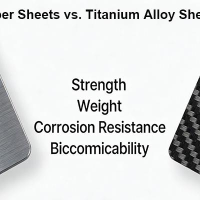 Carbon Fiber Sheets vs. Titanium Alloy Sheets: Navigating the Trade-Off Between Elite Performance and Practical Cost