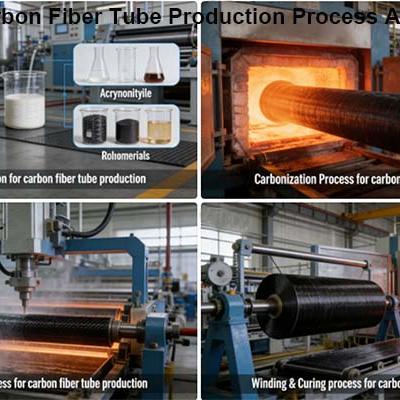 Carbon Fiber Tube Production Process Analysis: Prepreg Winding vs. Pultrusion – Which Is More Durable?