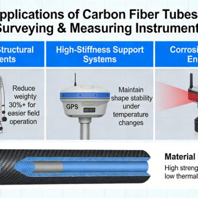 Carbon Fiber Tubes for Automotive Lightweight Modification 
