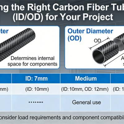 Choosing the Right Carbon Fiber Tube Size (ID/OD) for Your Project