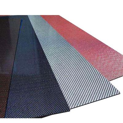 Carbon fiber color carbon plate/sheet 3k high strength, light weight, factory direct sales 400*400 500*500 500*400