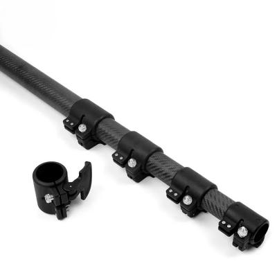 Carbon Fiber Manufacturer Supply 3K Weave Carbon Fiber telescopic pole 20ft 40ft 60ft Custom Length
