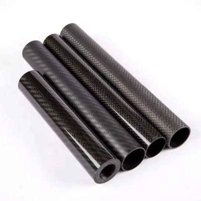 Customized high-strength 3k carbon fiber tube large diameter carbon fiber pipe