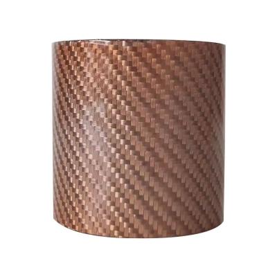 manufacturer customized 3k plain/twill matte/glossy Colored carbon fiber tube